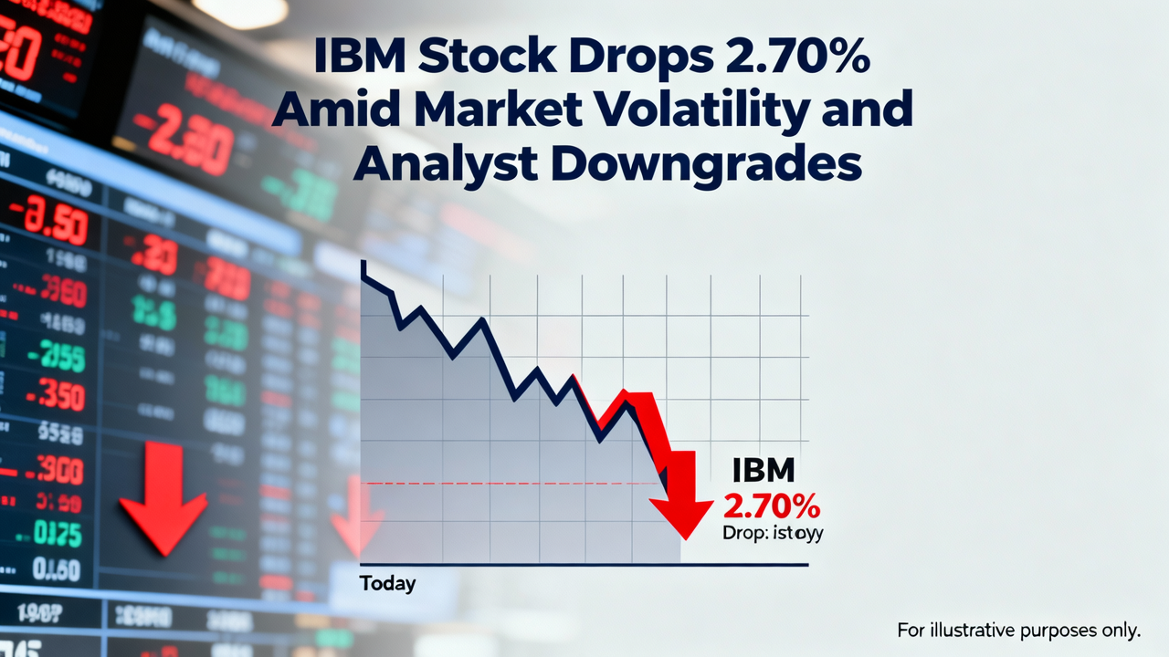 IBM Stock Drops 2.70% Amid Market Volatility and Analyst Downgrades