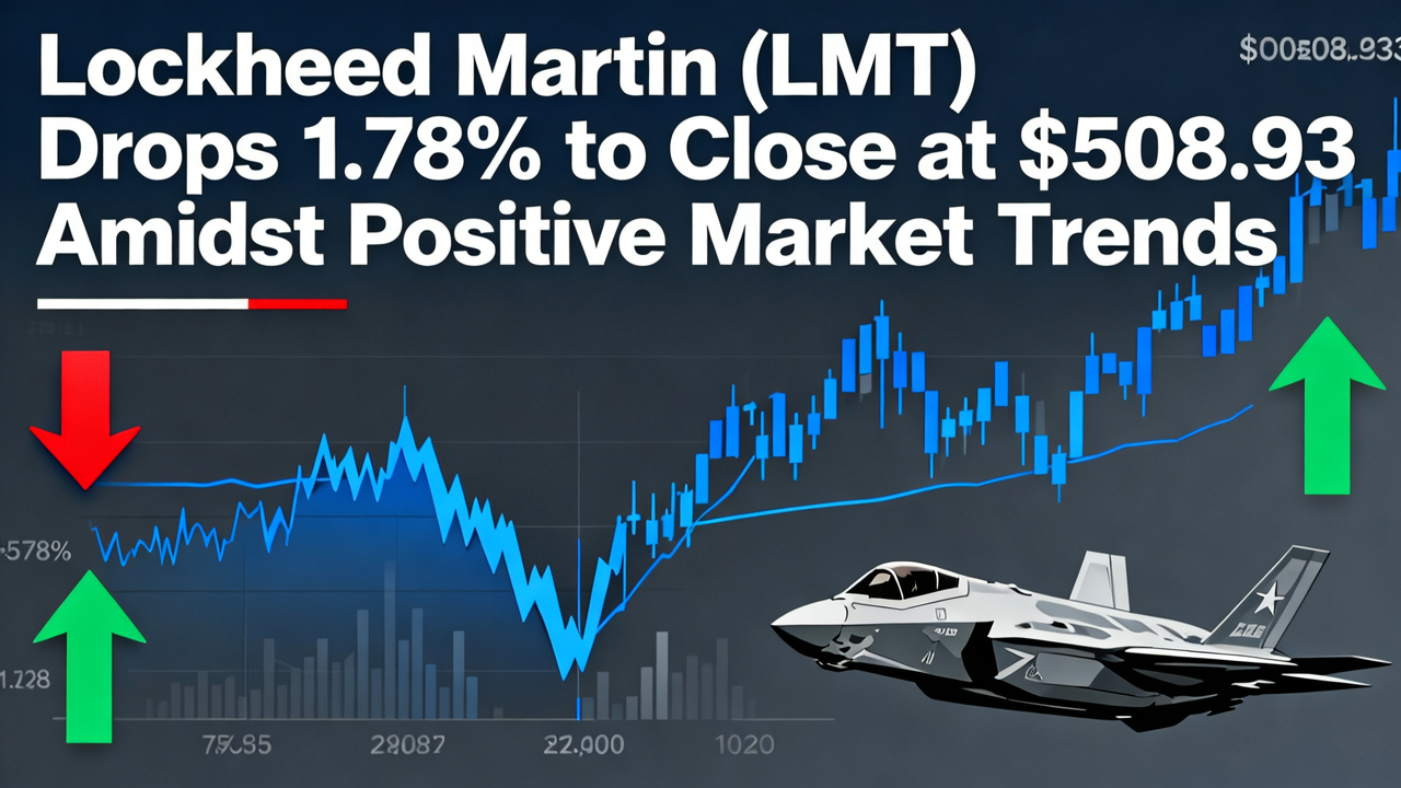 Lockheed Martin (LMT) Drops 1.78% to Close at $508.93 Amidst Positive Market Trends