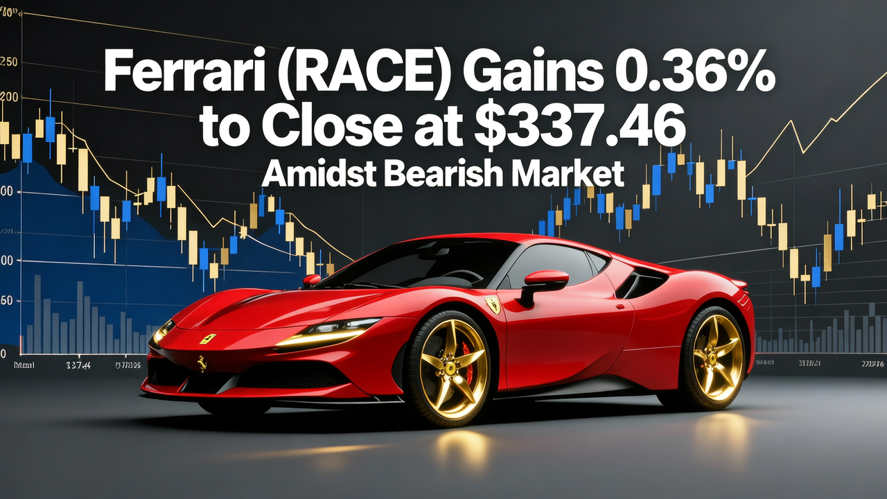 Ferrari (RACE) Gains 0.36% to Close at $337.46 Amidst Bearish Market