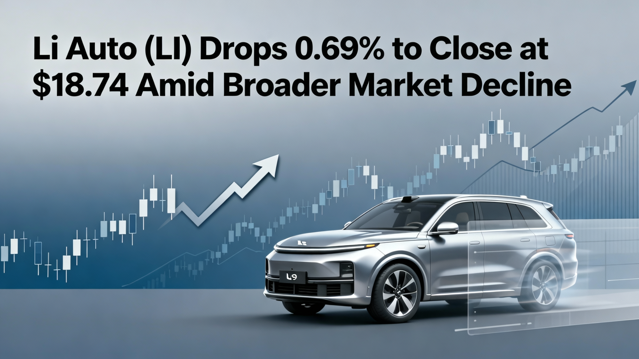Li Auto (LI) Drops 0.69% to Close at $18.74 Amid Broader Market Decline