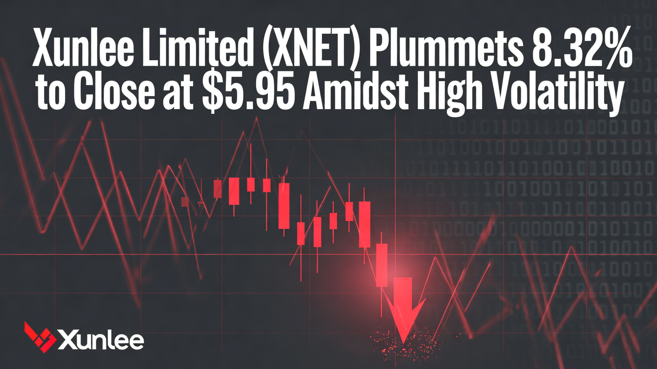 Xunlei Limited (XNET) Plummets 8.32% to Close at $5.95 Amidst High Volatility