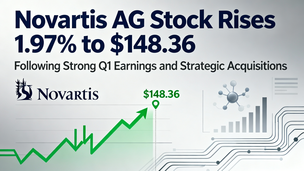 Novartis AG Stock Rises 1.97% to $148.36 Following Strong Q1 Earnings and Strategic Acquisitions