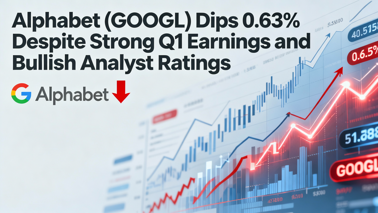 Alphabet (GOOGL) Dips 0.63% Despite Strong Q1 Earnings and Bullish Analyst Ratings
