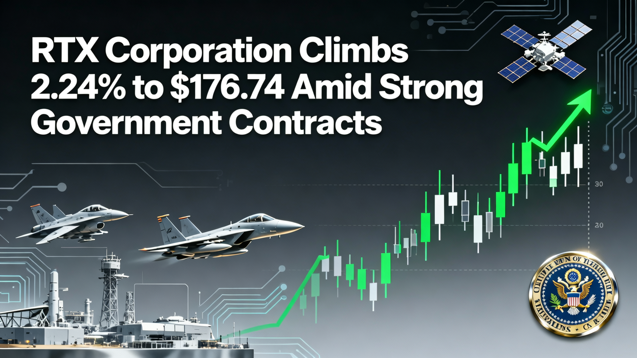 RTX Corporation Climbs 2.24% to $176.74 Amid Strong Government Contracts