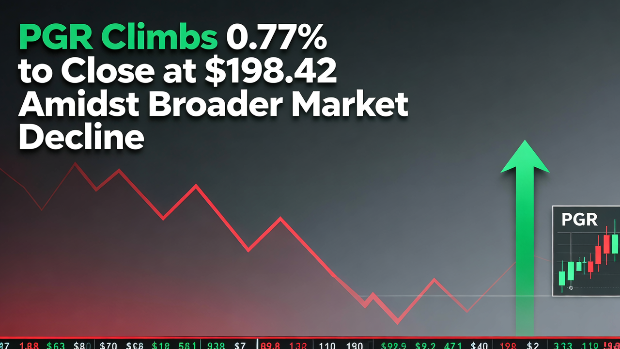 PGR Climbs 0.77% to Close at $198.42 Amidst Broader Market Decline