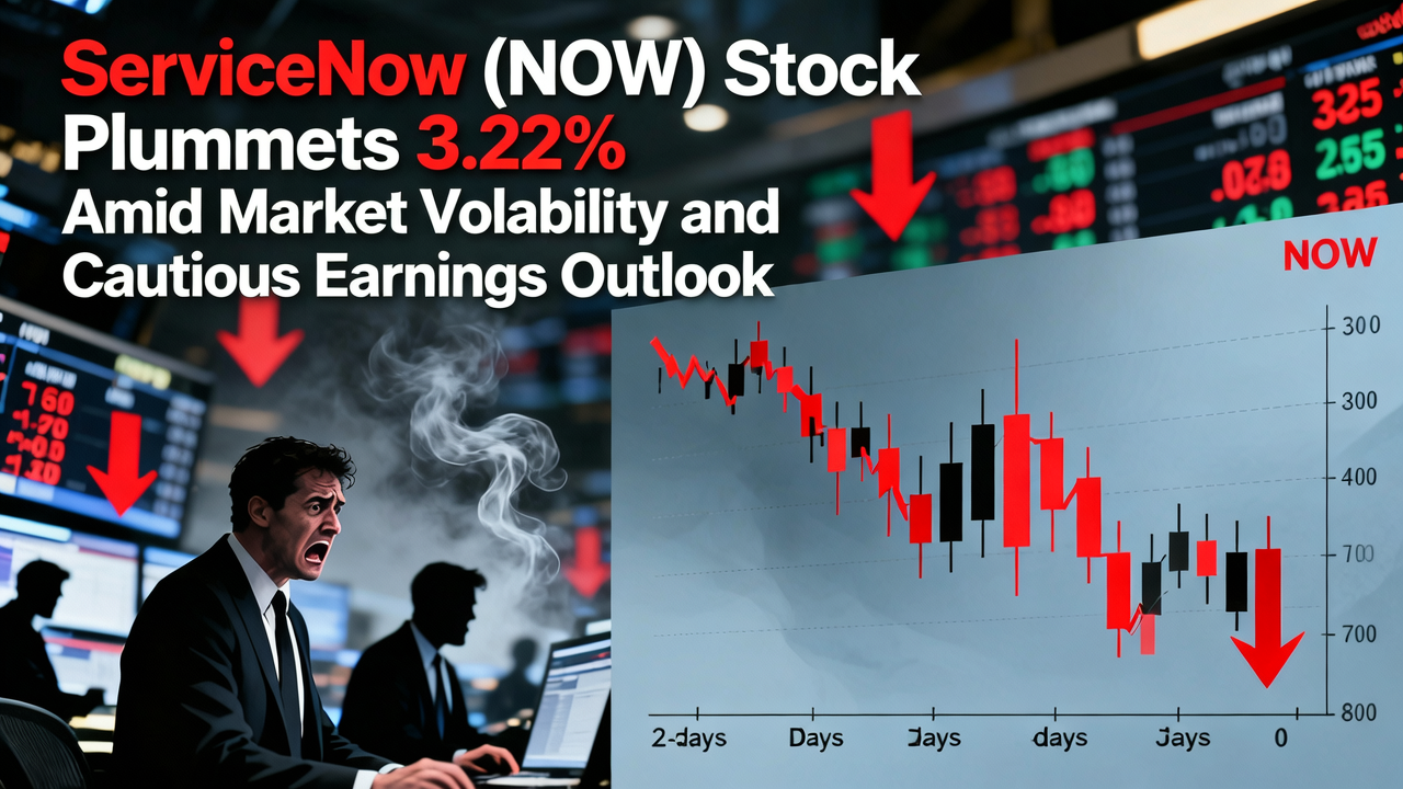 ServiceNow (NOW) Stock Plummets 3.22% Amid Market Volatility and Cautious Earnings Outlook