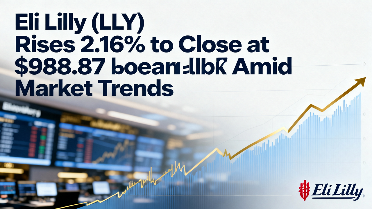 Eli Lilly (LLY) Rises 2.16% to Close at $988.87 Amid Market Trends