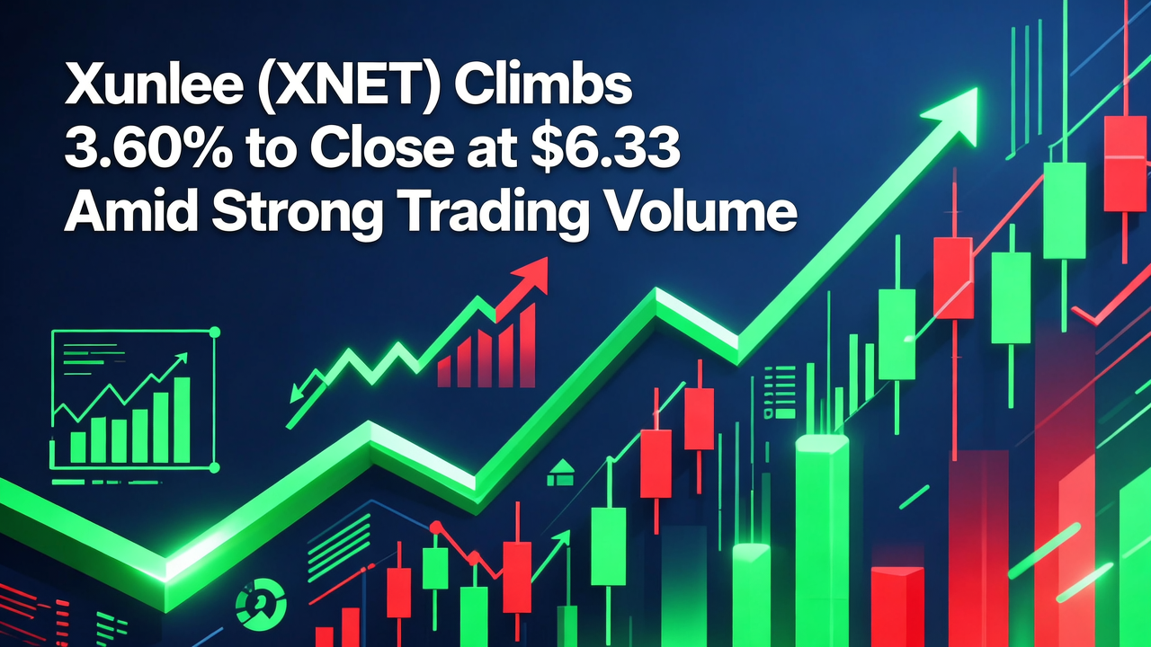 Xunlei (XNET) Climbs 3.60% to Close at $6.33 Amid Strong Trading Volume