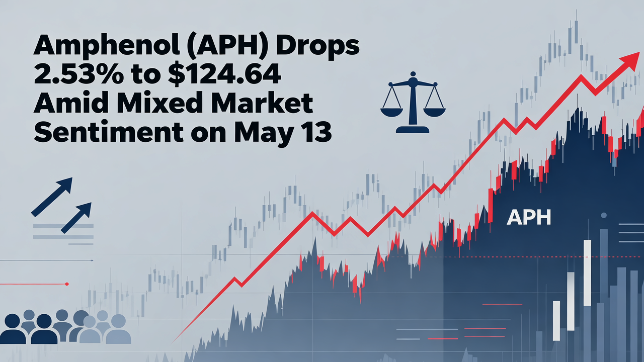 Amphenol (APH) Drops 2.53% to $124.64 Amid Mixed Market Sentiment on May 13