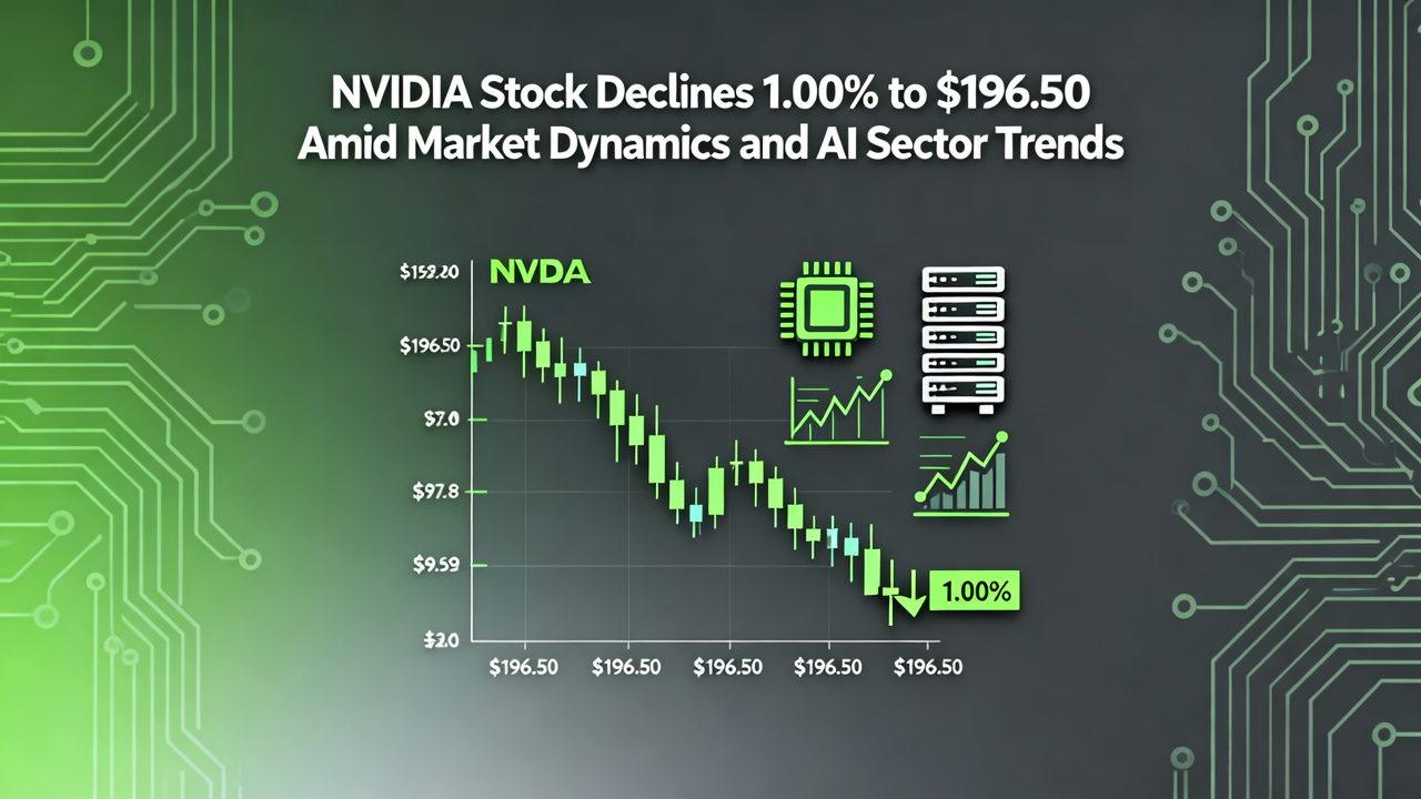 NVIDIA Stock Declines 1.00% to $196.50 Amid Market Dynamics and AI Sector Trends