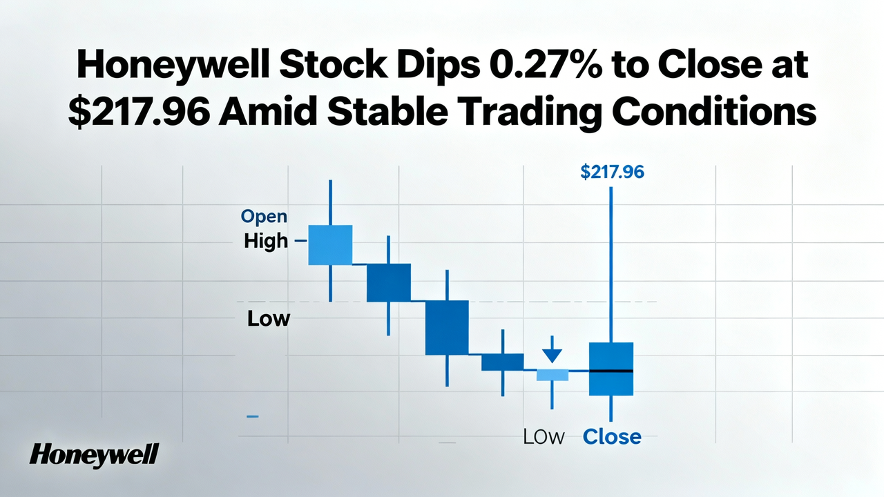 Honeywell Stock Dips 0.27% to Close at $217.96 Amid Stable Trading Conditions