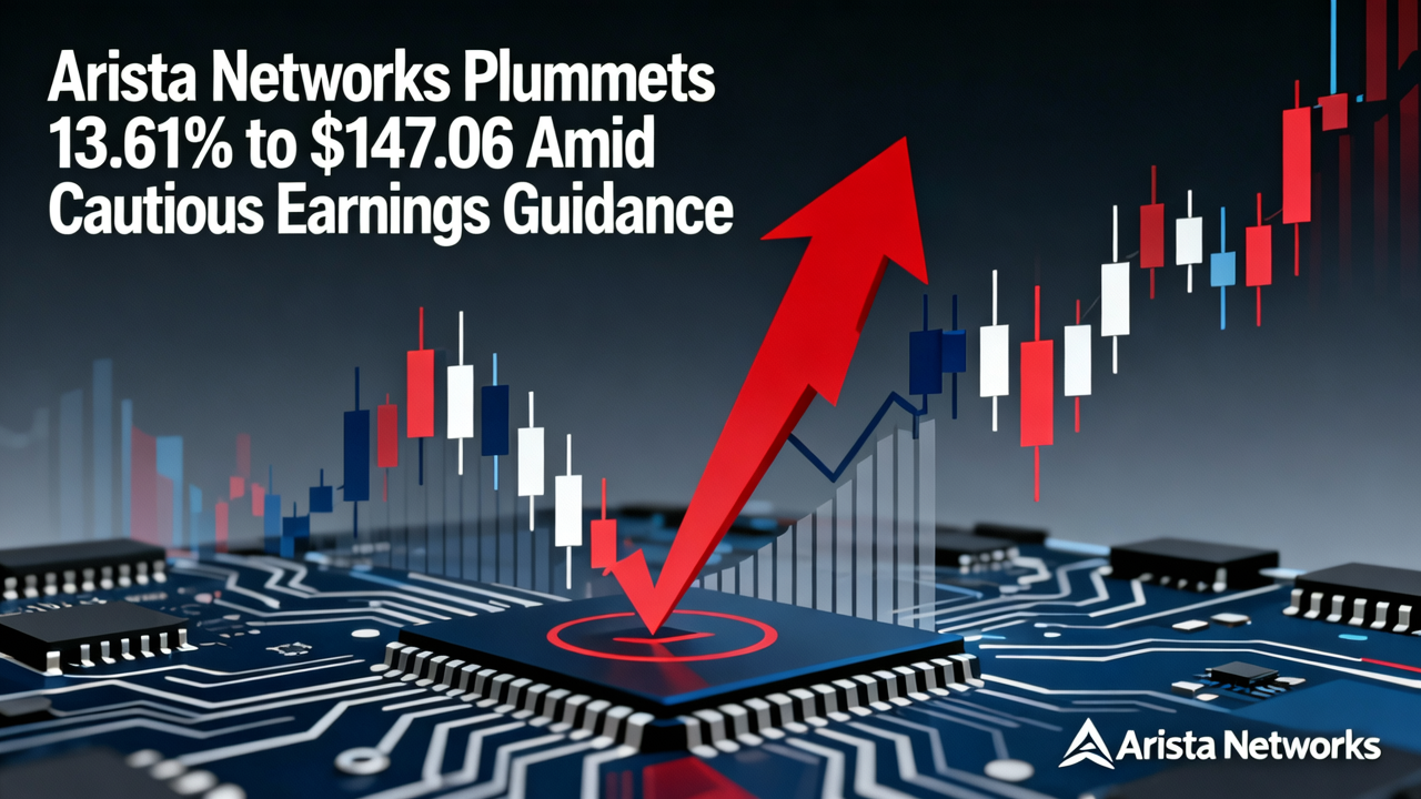 Arista Networks Plummets 13.61% to $147.06 Amid Cautious Earnings Guidance