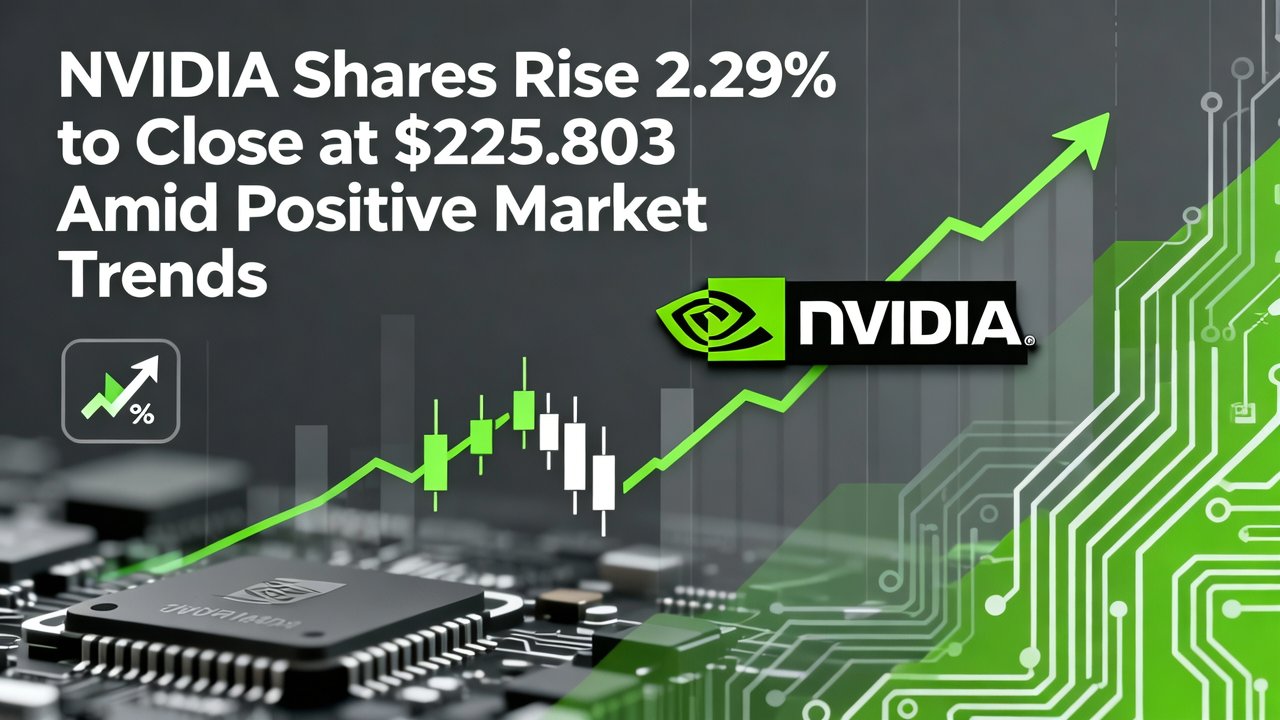 NVIDIA Shares Rise 2.29% to Close at $225.83 Amid Positive Market Trends