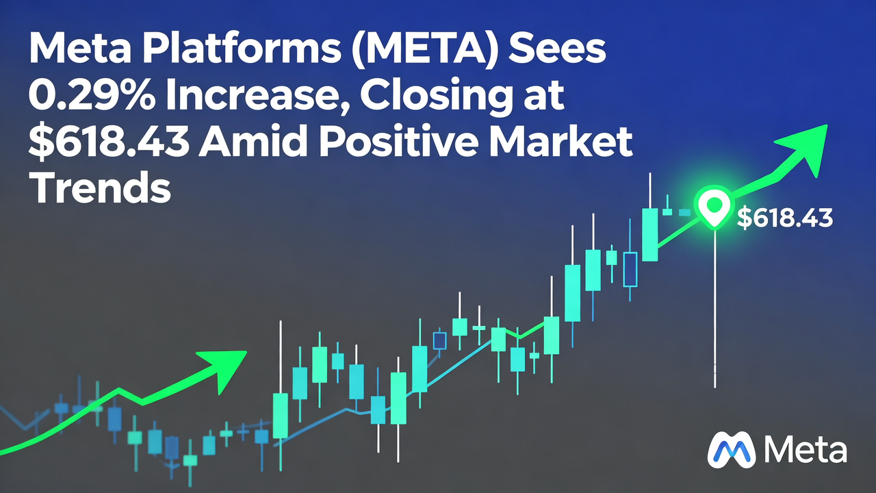Meta Platforms (META) Sees 0.29% Increase, Closing at $618.43 Amid Positive Market Trends