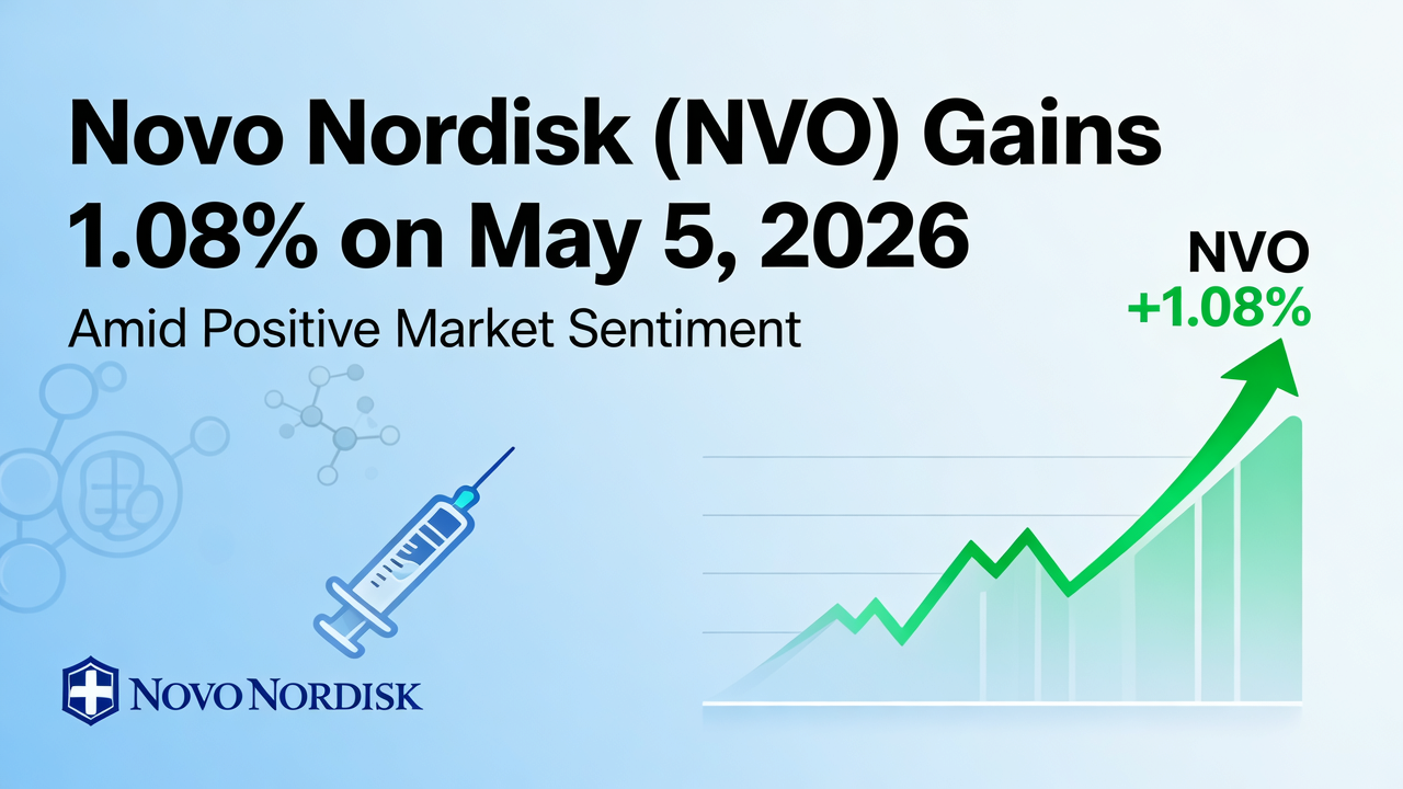 Novo Nordisk (NVO) Gains 1.08% on May 5, 2026, Amid Positive Market Sentiment