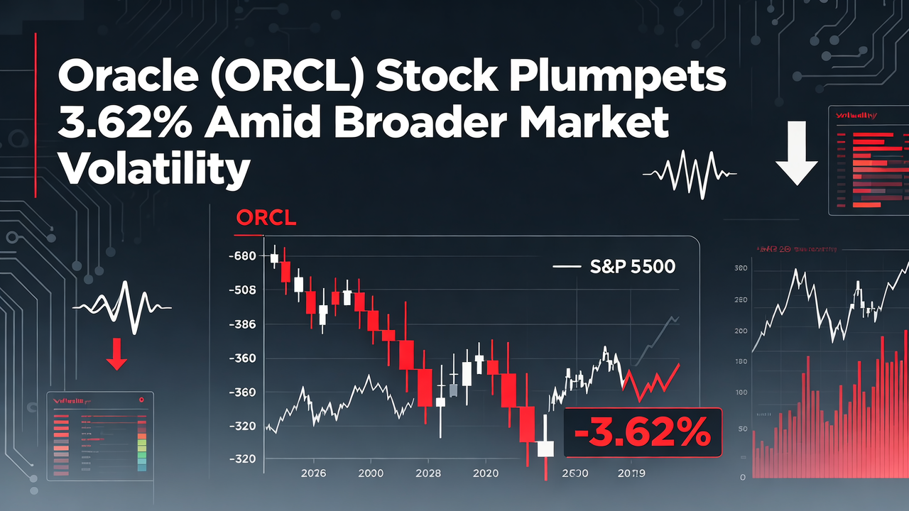 Oracle (ORCL) Stock Plummets 3.62% Amid Broader Market Volatility