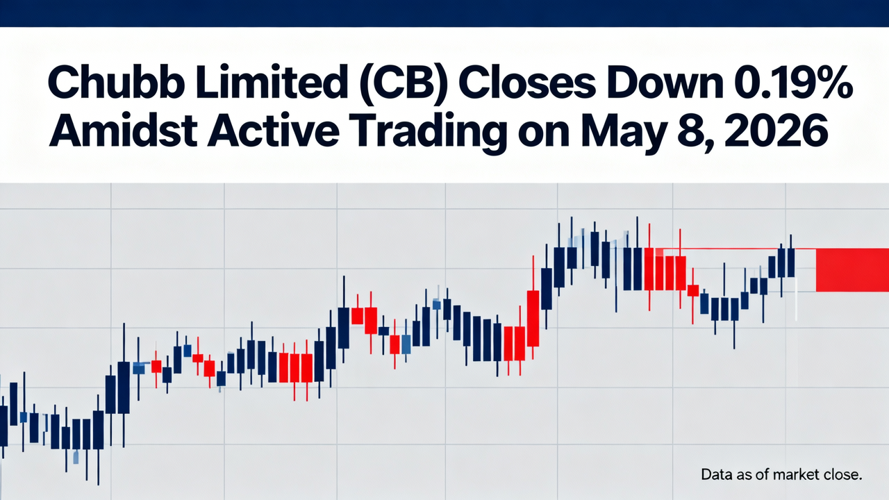 Chubb Limited (CB) Closes Down 0.19% Amidst Active Trading on May 8, 2026