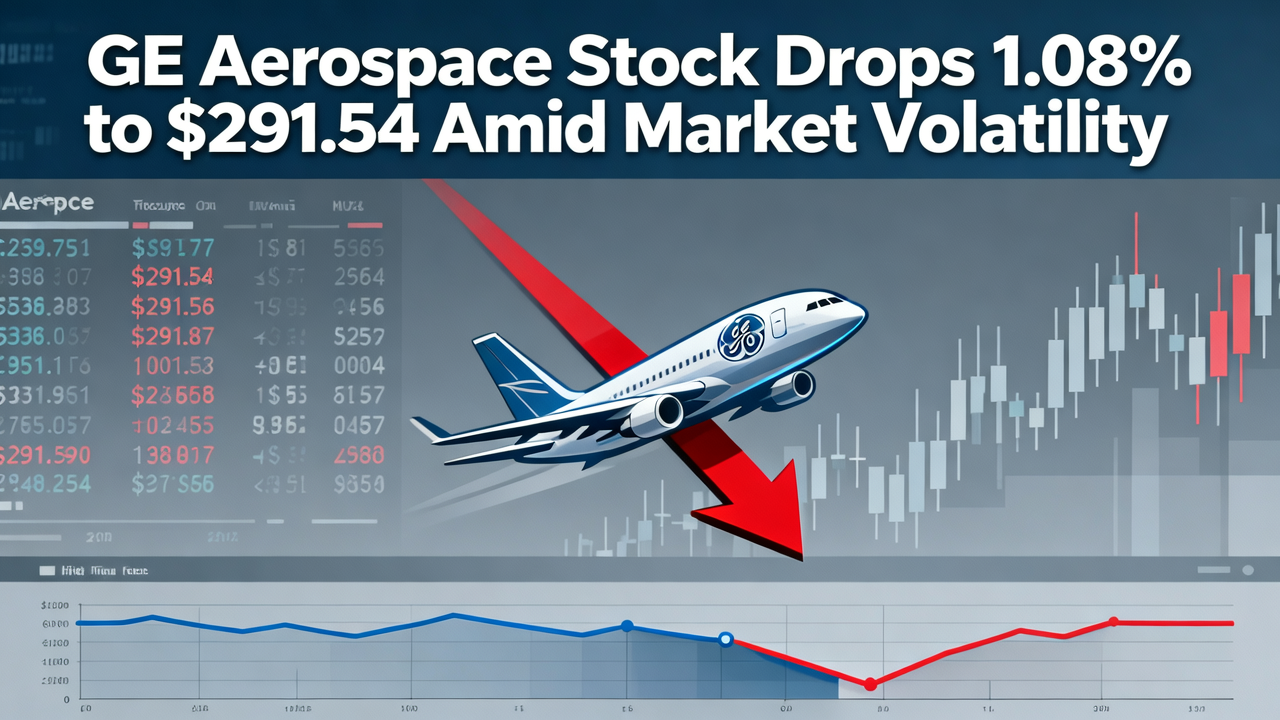 GE Aerospace Stock Drops 1.08% to $291.54 Amid Market Volatility