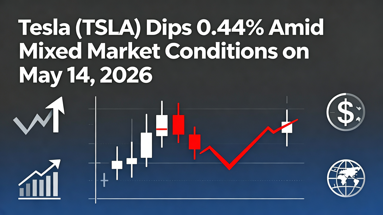 Tesla (TSLA) Dips 0.44% Amid Mixed Market Conditions on May 14, 2026