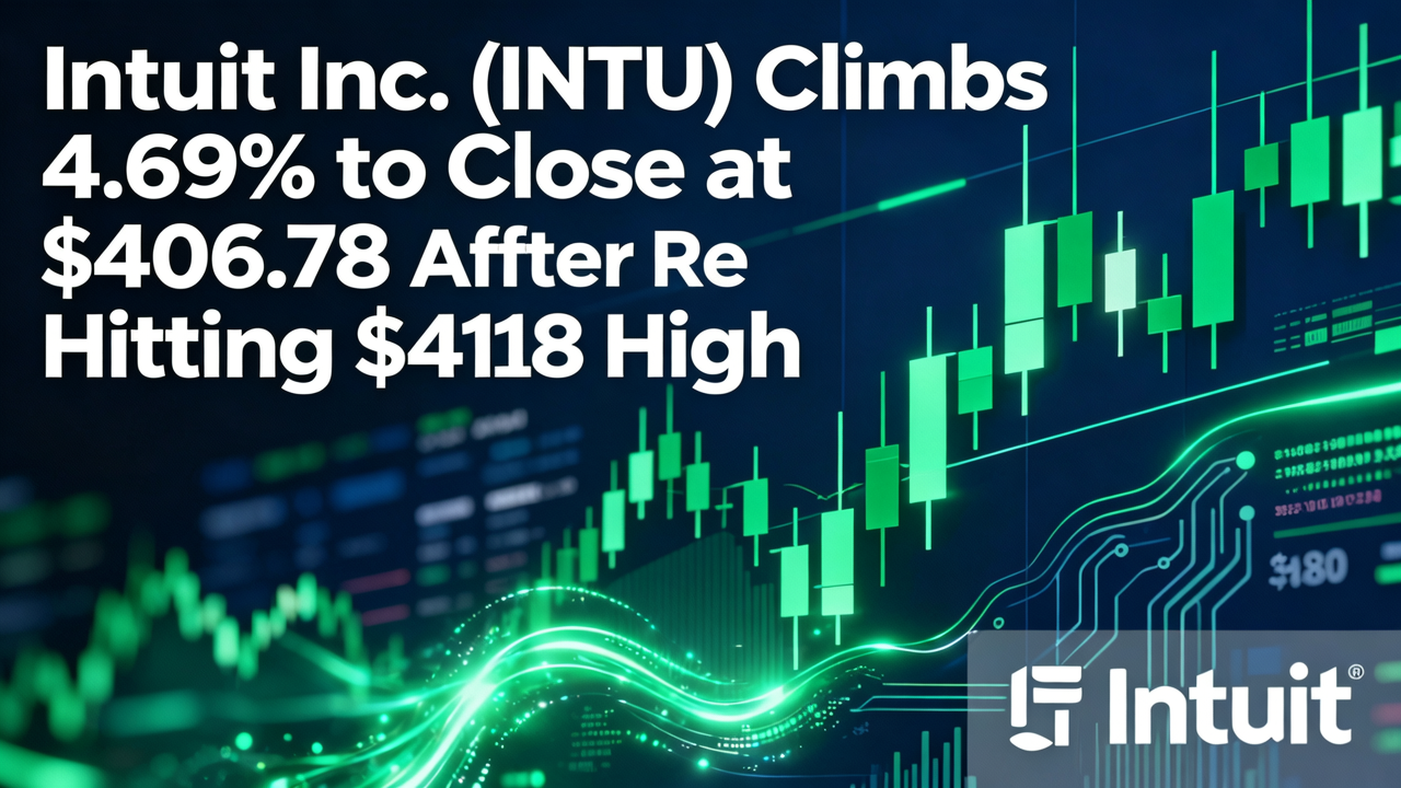 Intuit Inc. (INTU) Climbs 4.69% to Close at $406.78 After Hitting $411.80 High