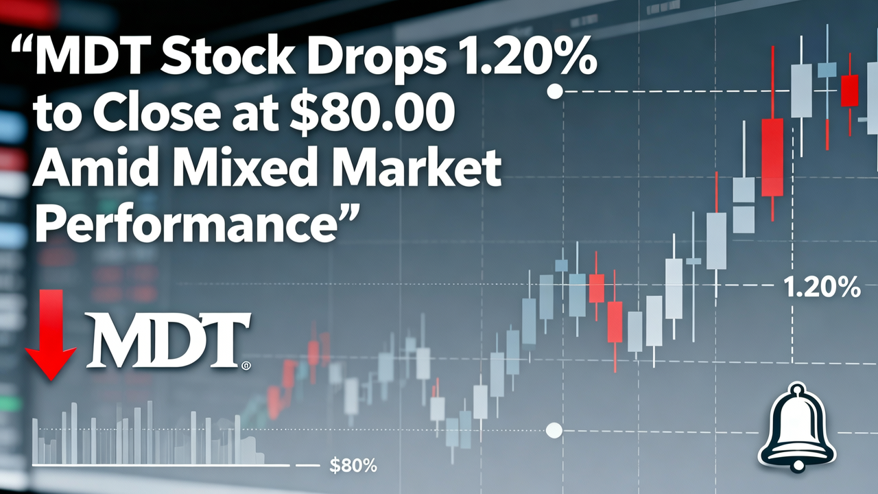 MDT Stock Drops 1.20% to Close at $80.00 Amid Mixed Market Performance