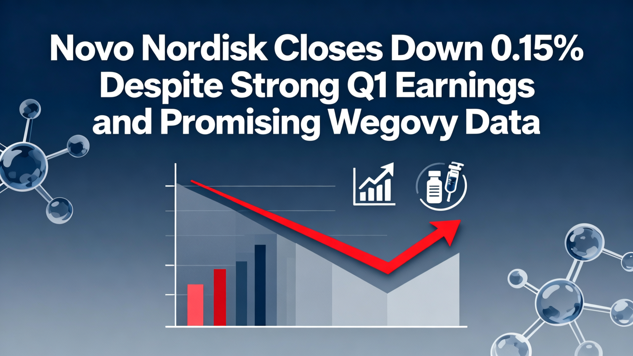Novo Nordisk Closes Down 0.15% Despite Strong Q1 Earnings and Promising Wegovy Data