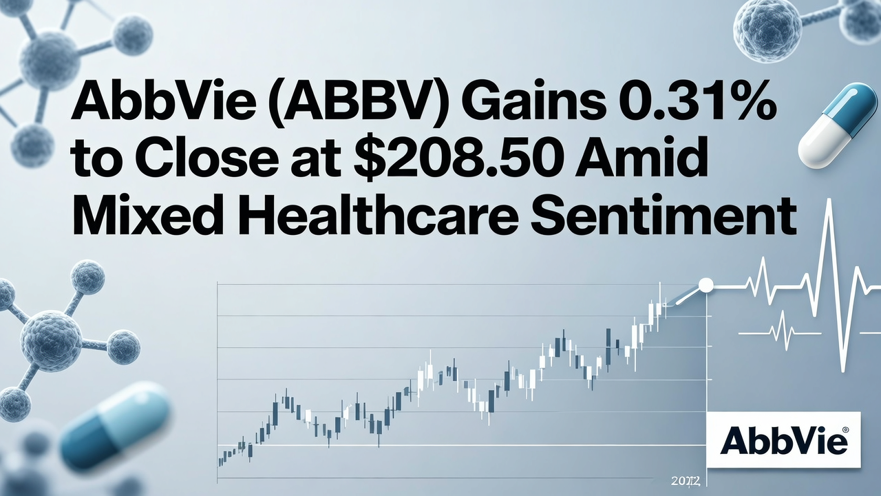 AbbVie (ABBV) Gains 0.31% to Close at $208.50 Amid Mixed Healthcare Sentiment