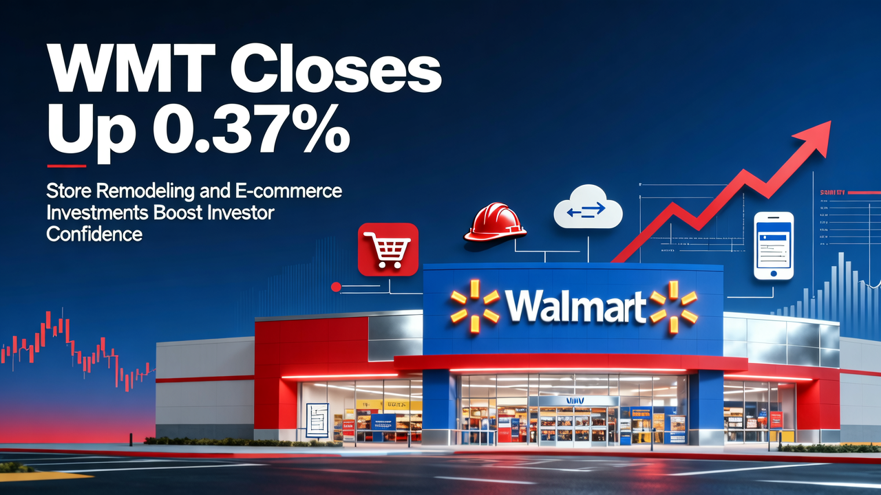 WMT Closes Up 0.37% as Store Remodeling and E-commerce Investments Boost Investor Confidence