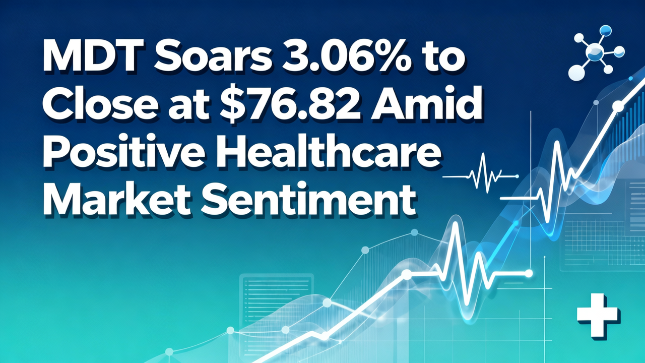 MDT Soars 3.06% to Close at $76.82 Amid Positive Healthcare Market Sentiment