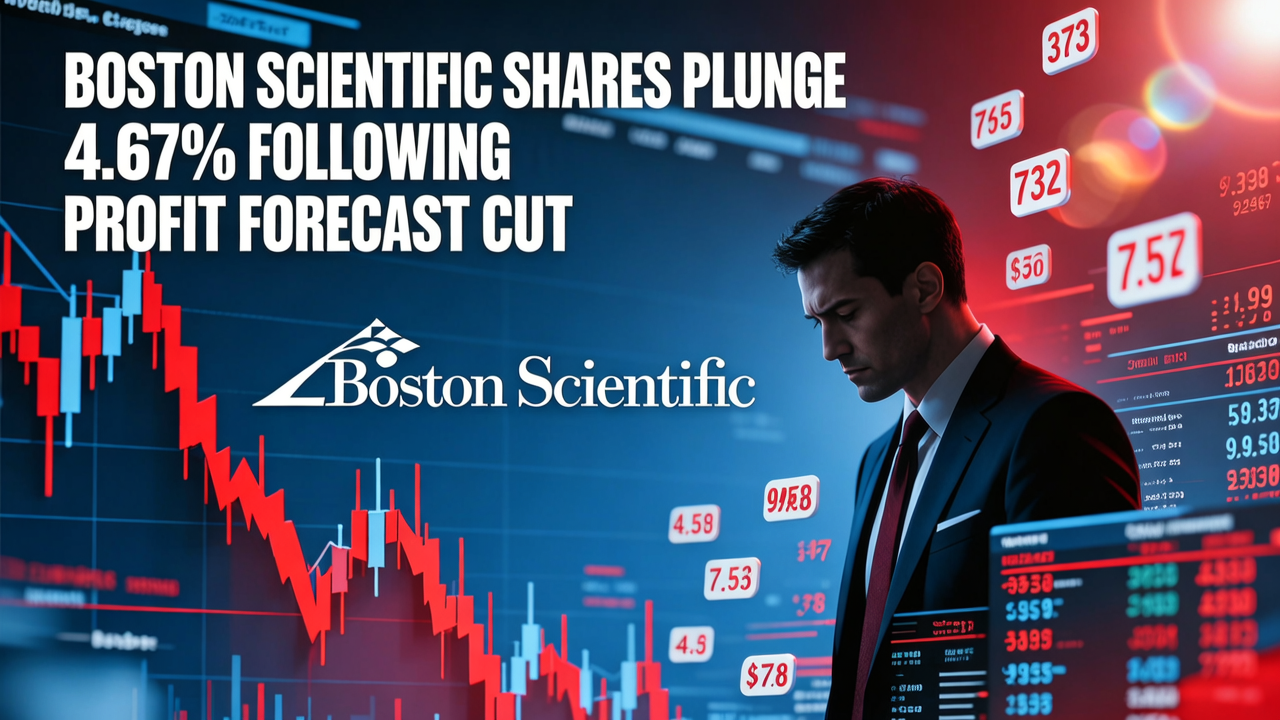 Boston Scientific Shares Plunge 4.67% Following Profit Forecast Cut