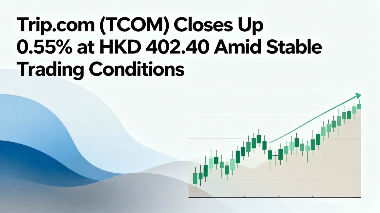 Trip.com (TCOM) Closes Up 0.55% at HKD 402.40 Amid Stable Trading Conditions