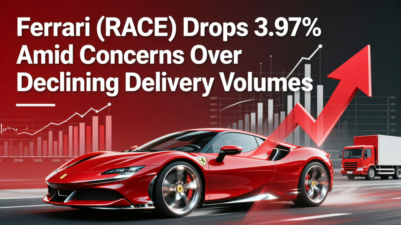 Ferrari (RACE) Drops 3.97% Amid Concerns Over Declining Delivery Volumes