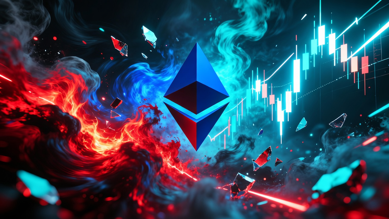 Ethereum Faces Volatile Day with $120 Amplitude and $298.95 Million in Liquidations
