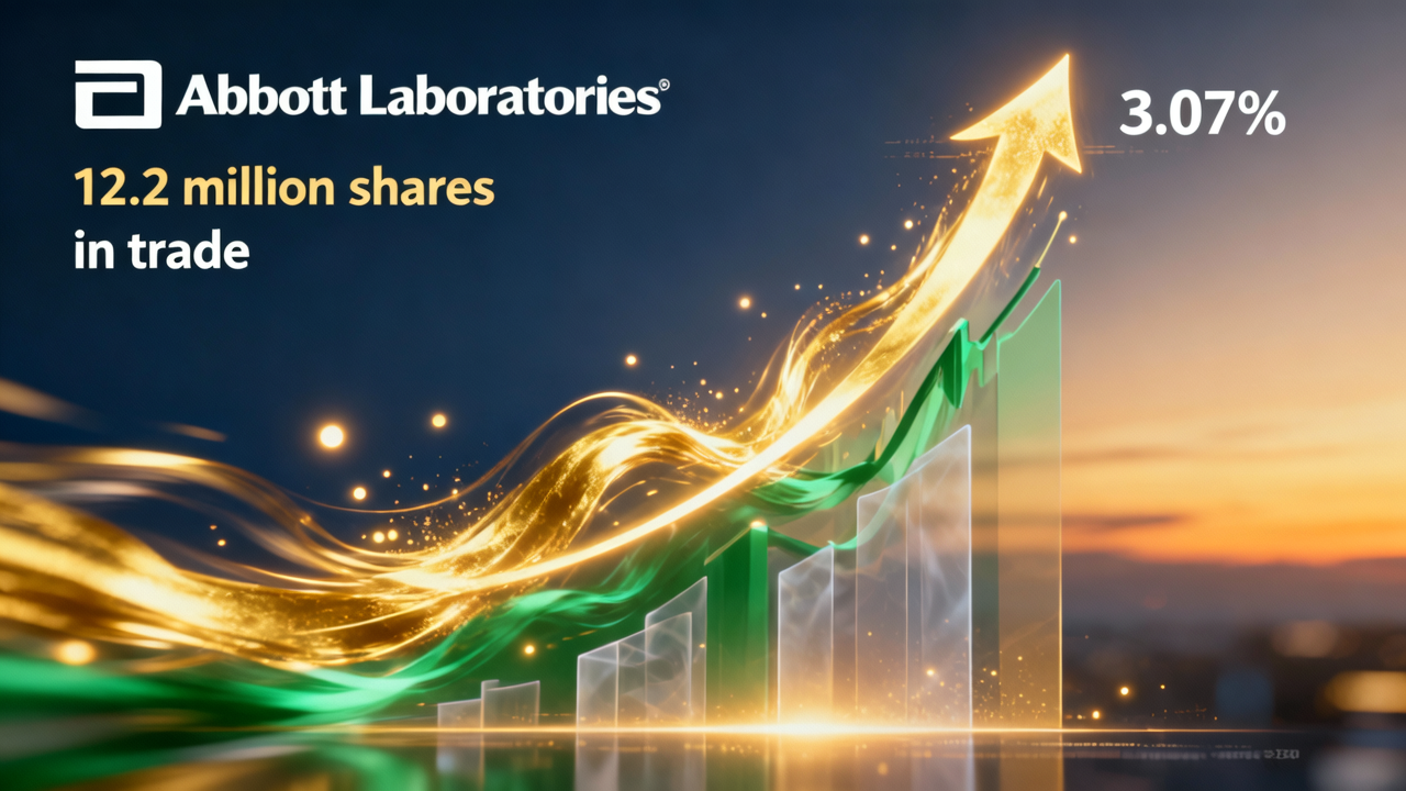 Abbott Laboratories (ABT) Soars 3.07% with 12.2 Million Shares Traded on June 23, 2026