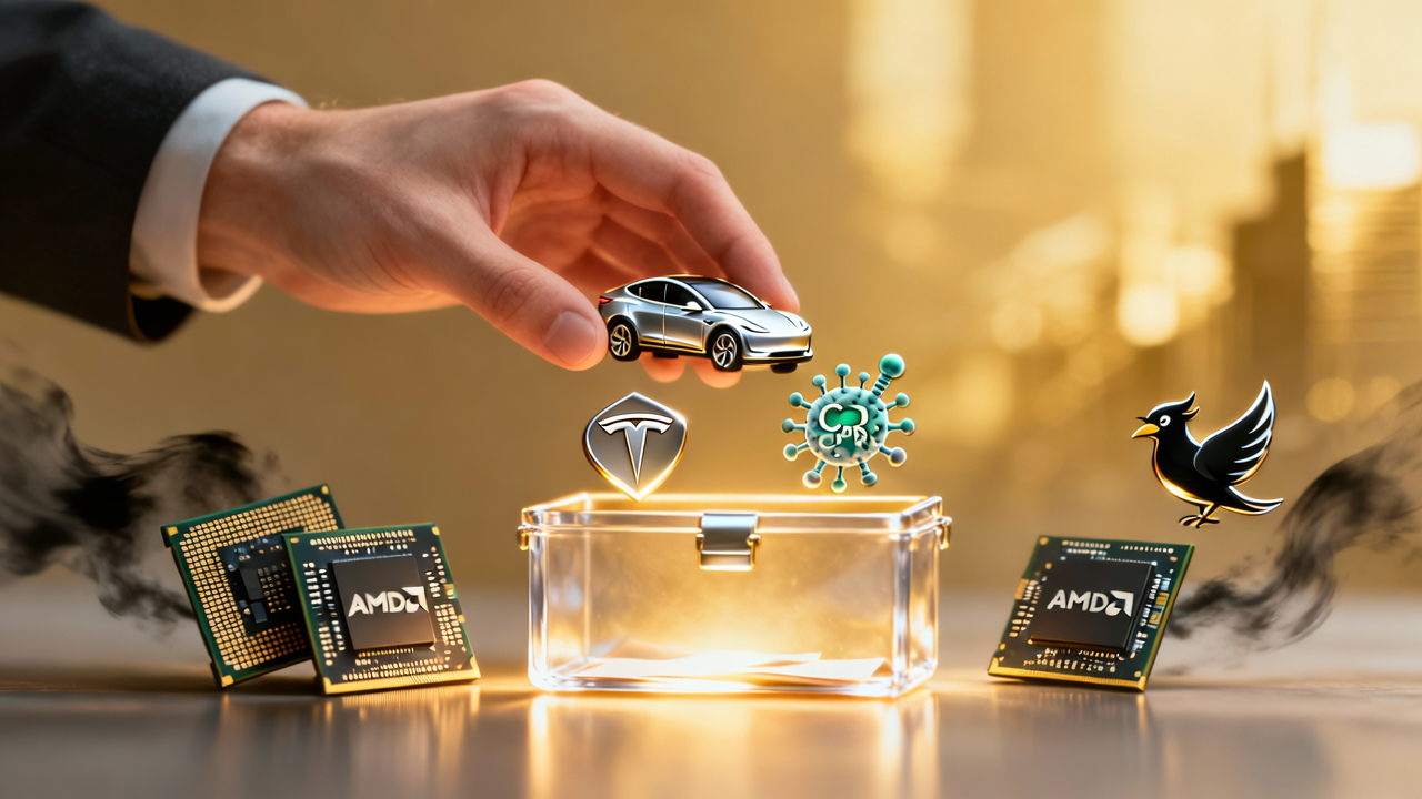 ARKK Boosts Tesla and CRISPR Positions While Cutting AMD and Robinhood Stakes