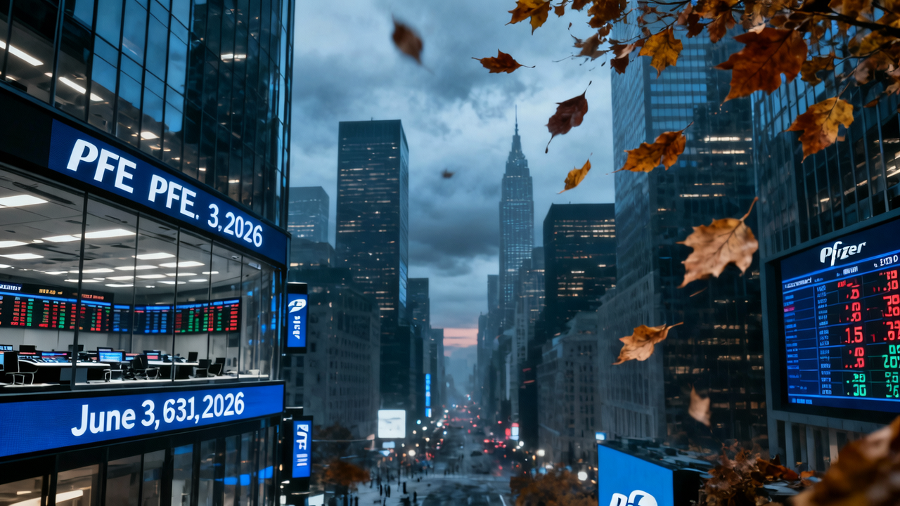 Pfizer (PFE) Stock Drops 0.82% Amid Broader Market Decline on June 3, 2026
