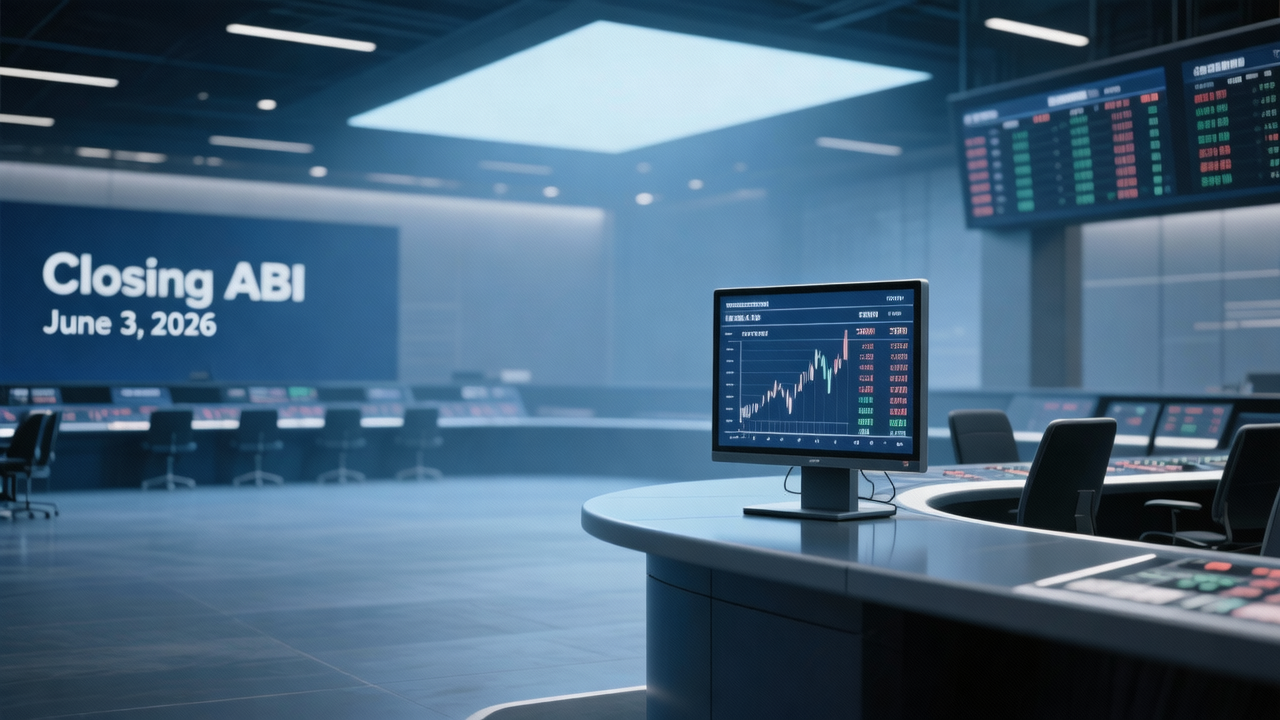 ABI Closes at $24.92 with Minimal Trading Volume on June 3, 2026