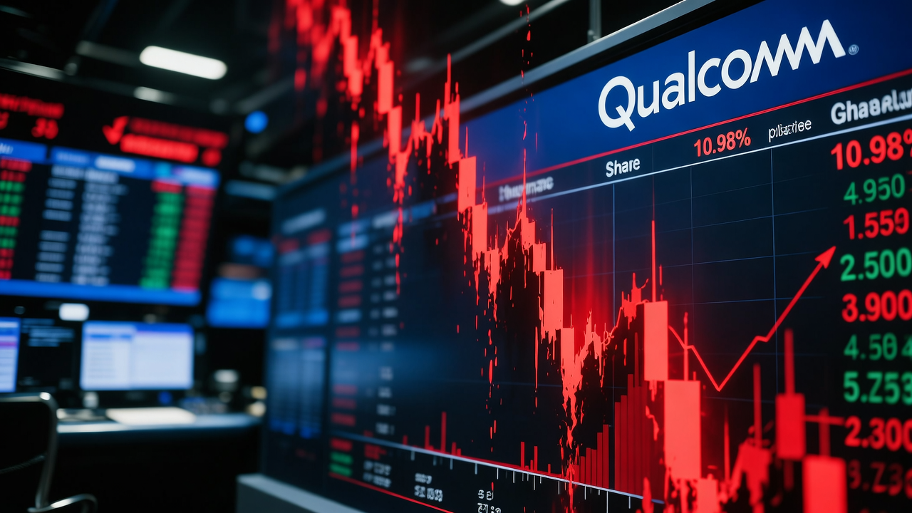 Qualcomm Plummets 10.98% to $215.94 Amid Broader Market Sell-Off
