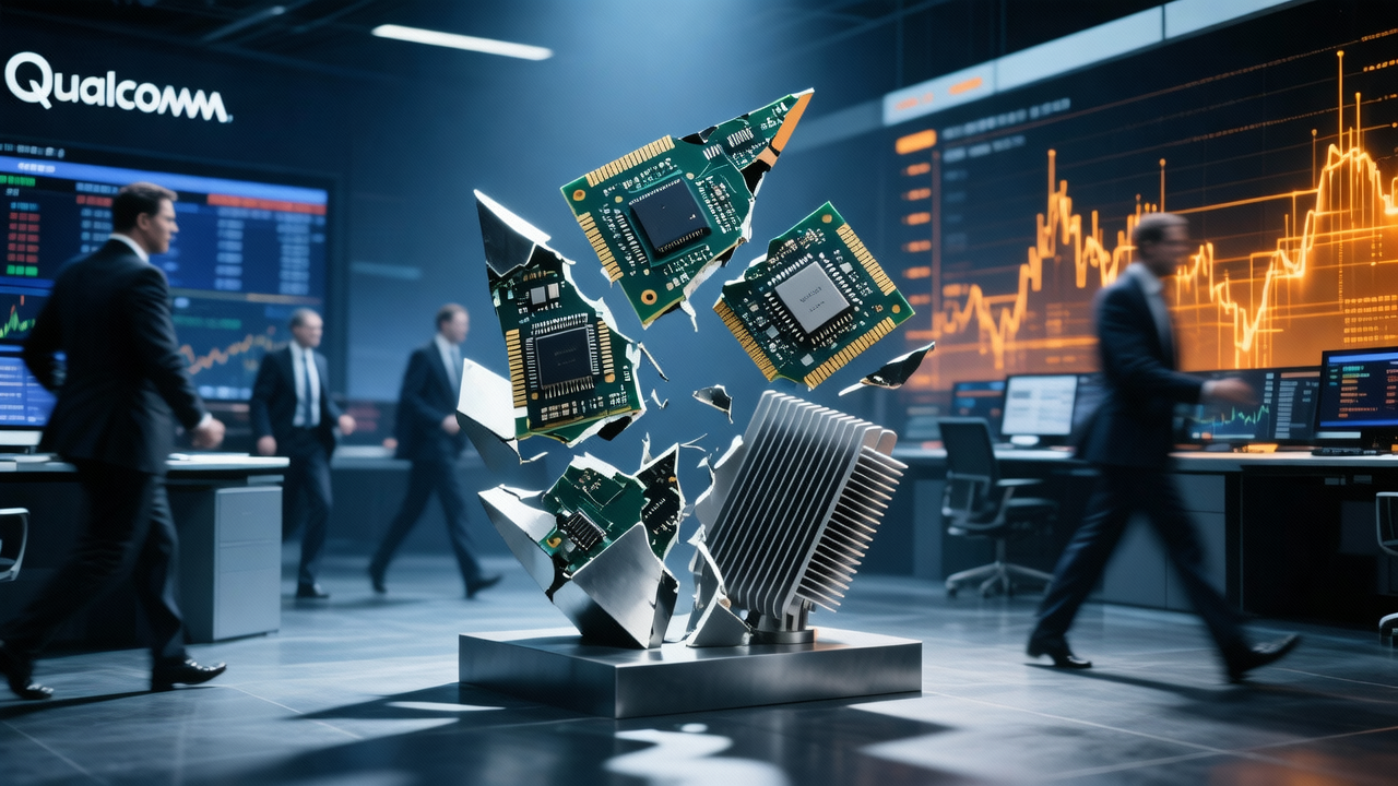 Qualcomm Shares Plunge 8.78% Amidst Competitive Pressure from Nvidia