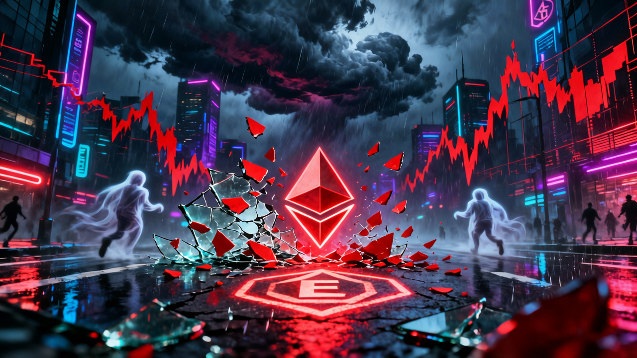 Ethereum Dips 3.5% to Close at $1,688 Amid Heavy Selling Pressure and $704M Liquidations
