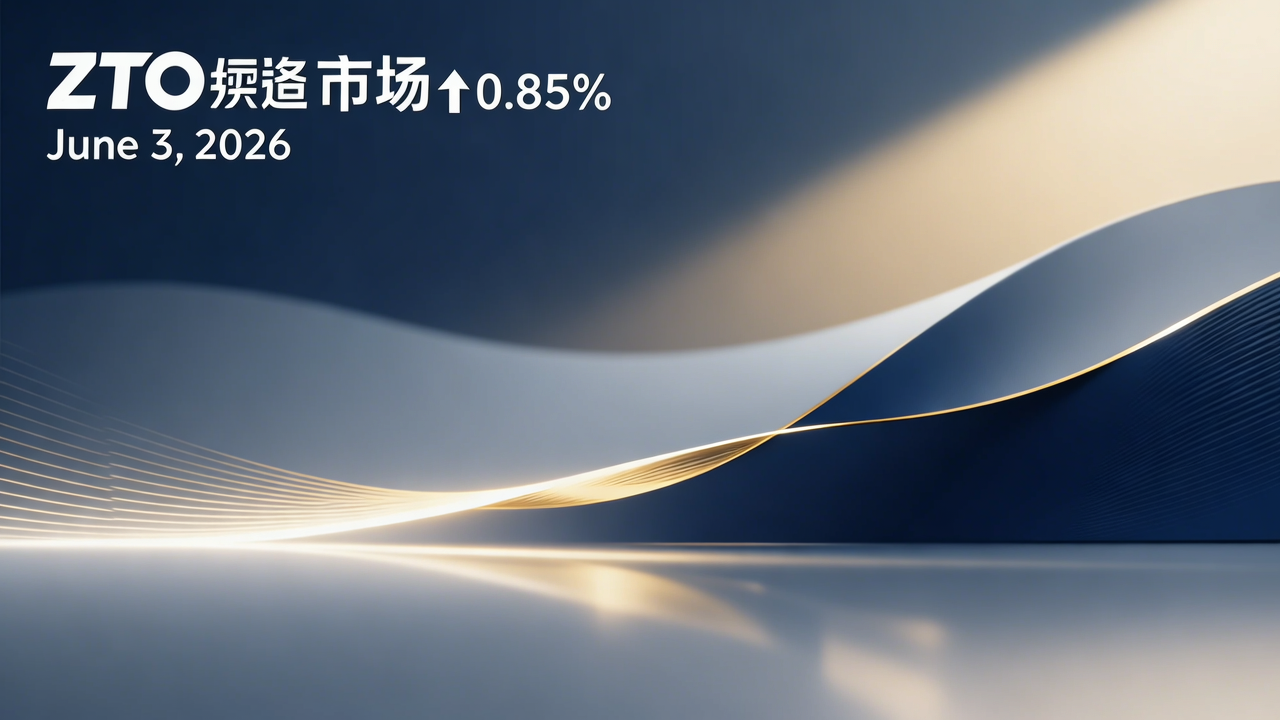 ZTO Express Climbs 0.85% with Closing Price of $22.59 on June 3, 2026