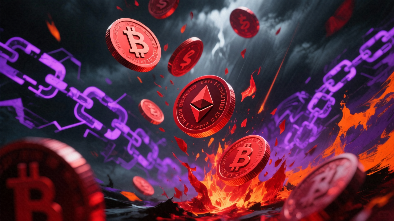 Sui Plummets 23.2% Amid Market Volatility; Ethereum and Solana Also See Declines