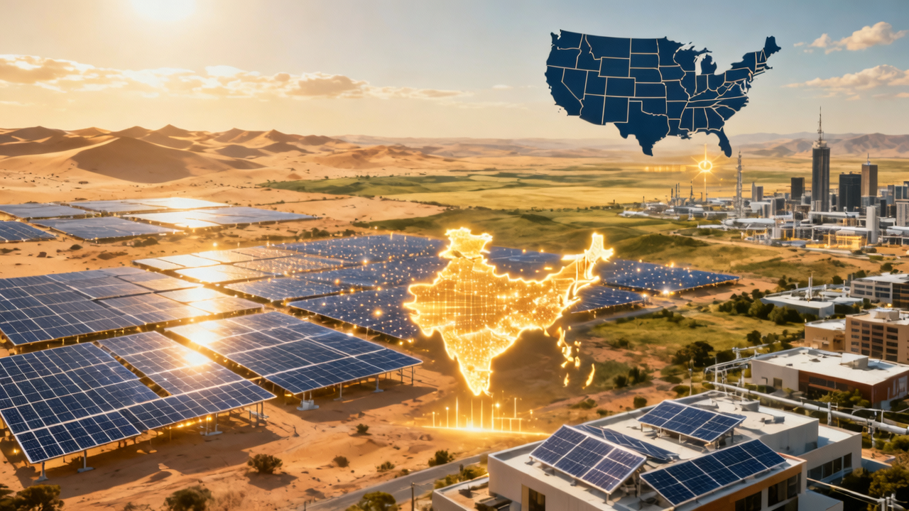 Global Solar Capacity Additions Projected at 649 GW for 2026, India Overtakes US in Growth