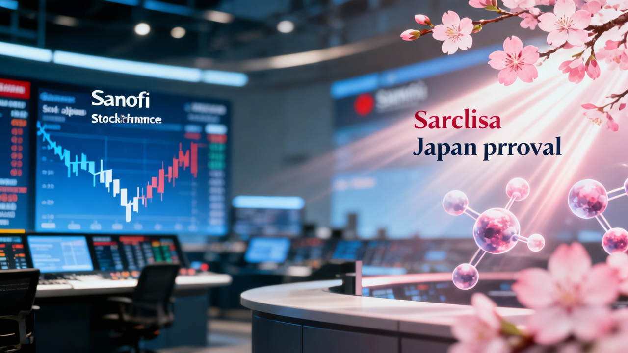 Sanofi Stock Dips 0.28% Despite Positive Sarclisa Approval in Japan