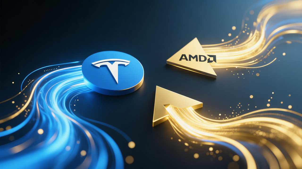 ARKK Boosts TSLA by $60.49M and AMD by $38.14M in Significant Daily Position Changes