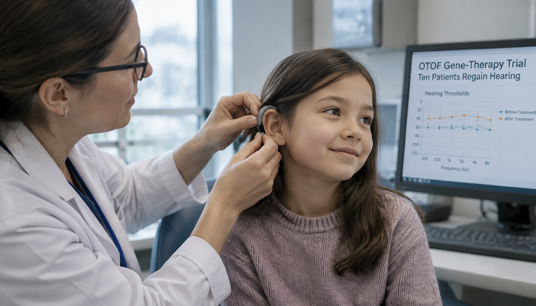 Ten Patients Gain Hearing After an OTOF Gene-Therapy Trial
