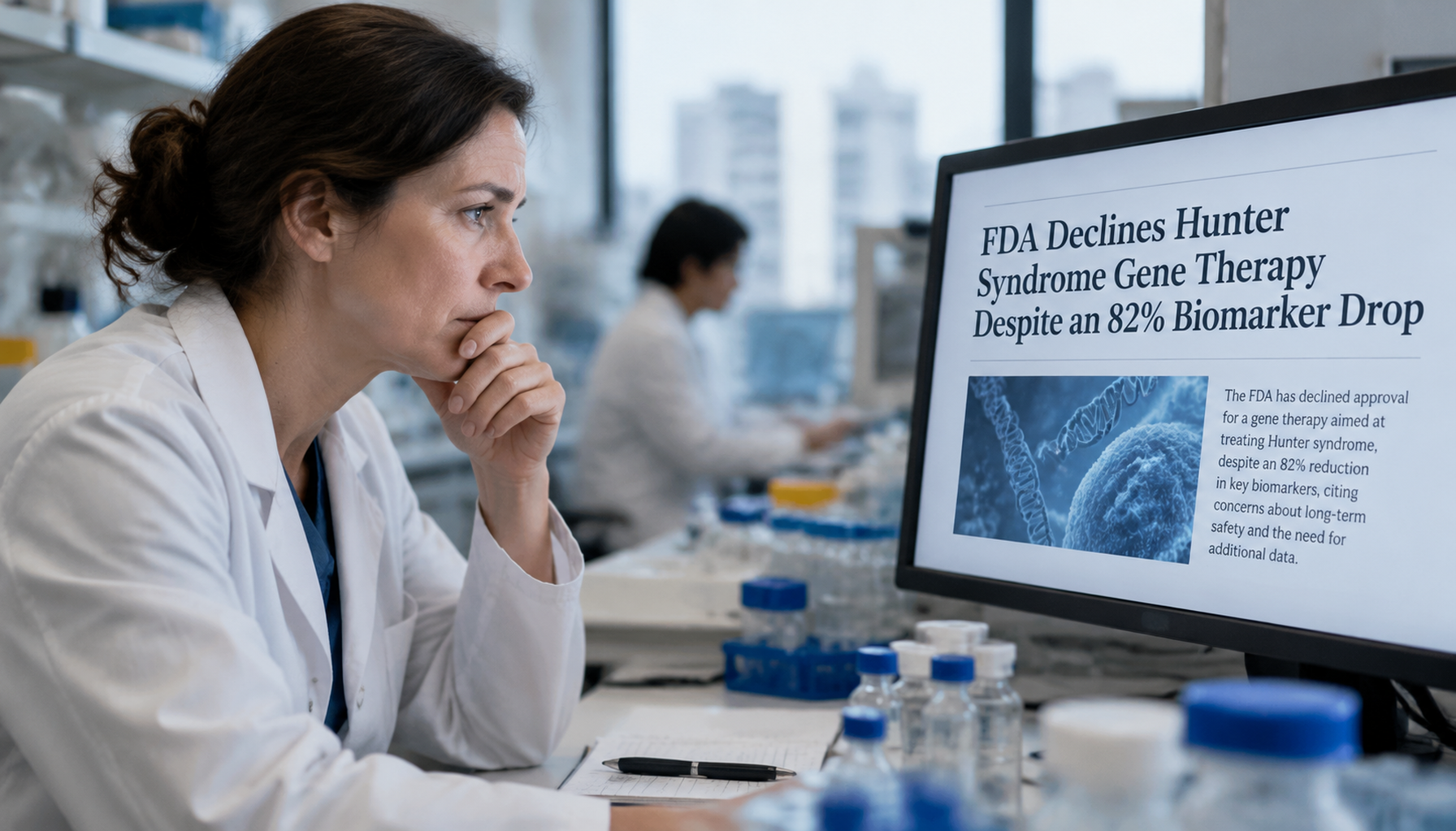FDA Declines Hunter Syndrome Gene Therapy Despite an 82% Biomarker Drop